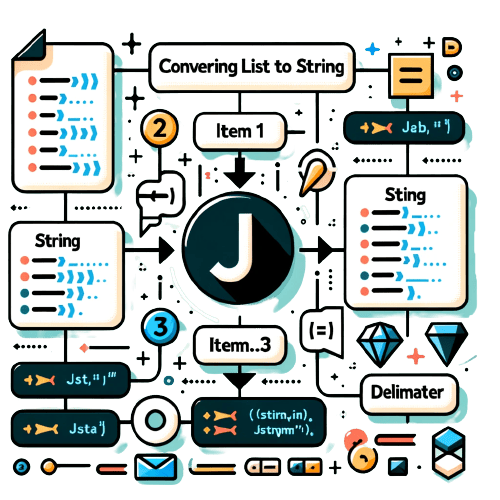 list to string in java