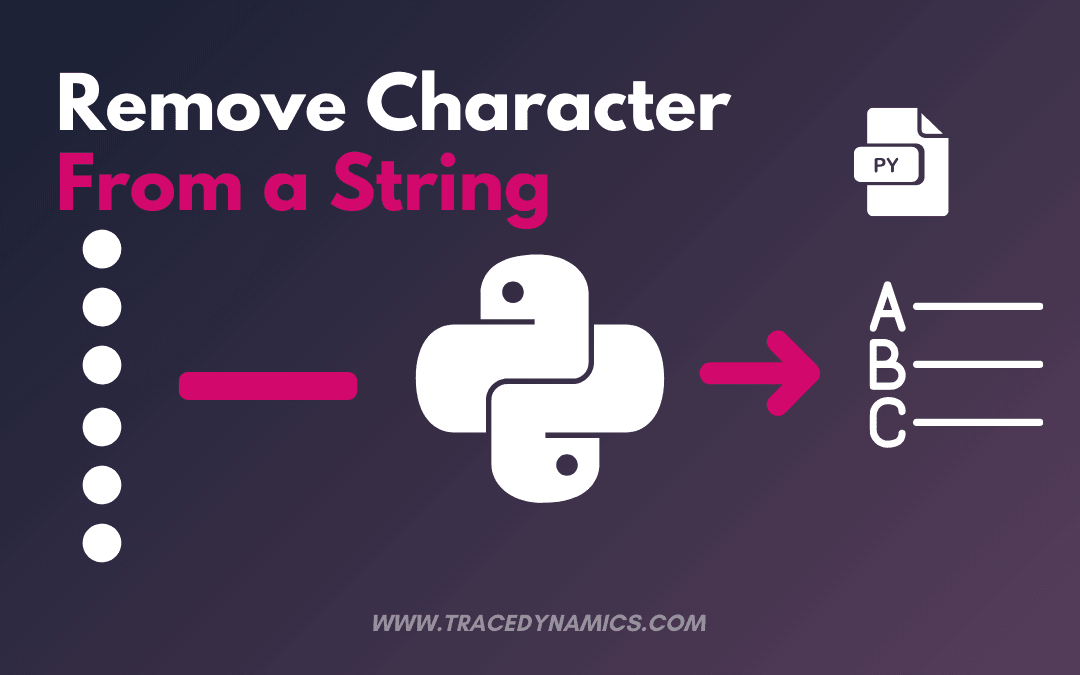 python remove character from string