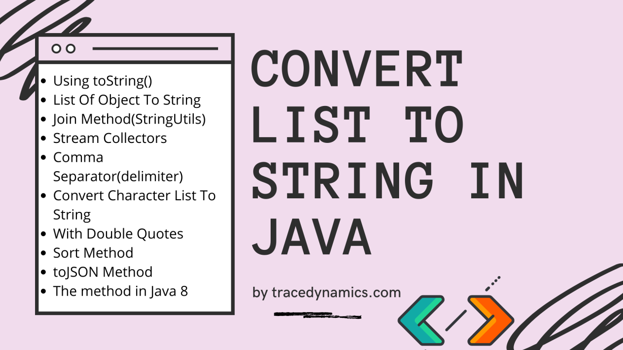 string list to arraylist java