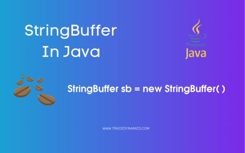 StringBuffer in Java - A Definitive Guide | TraceDynamics