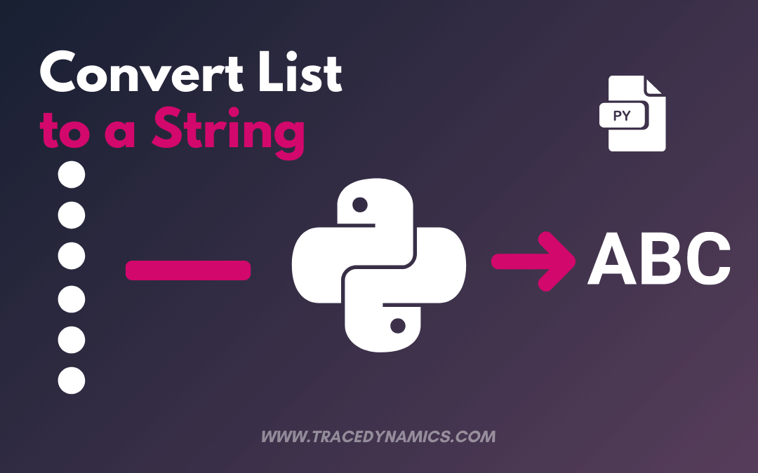 Python: Convert List to a String