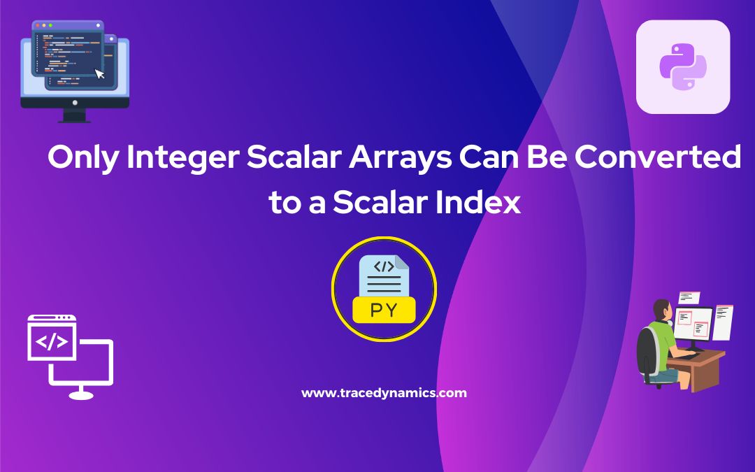Only Integer Scalar Arrays Can Be Converted to a Scalar Index