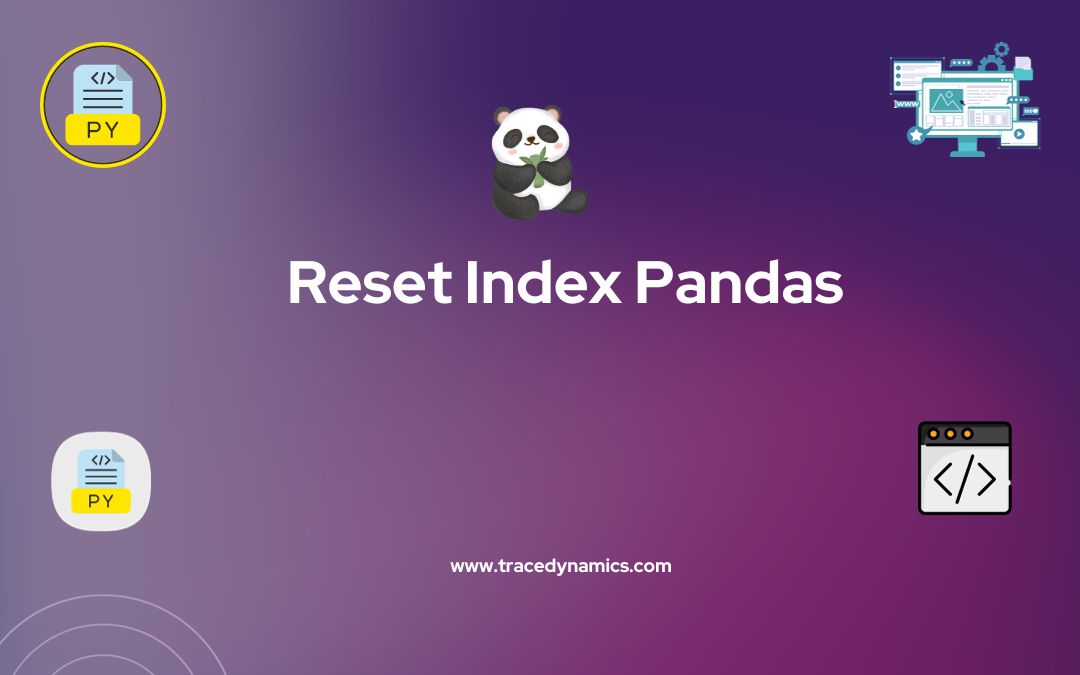 Reset Index Pandas